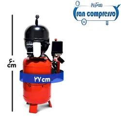 کمپرسور باد 10 لیتری یخچالی ایستاده(موتور 1/4 اسب)