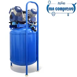 کمپرسور باد 200 لیتری 4 سیلندر اویل فری(4 اسب)