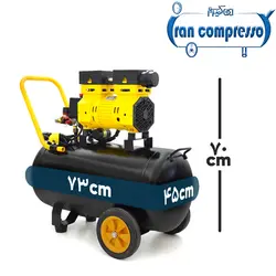 کمپرسور باد 50 لیتری بدون روغن (800w) ایران کمپرسور