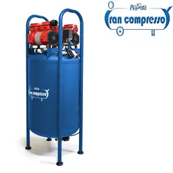 کمپرسور باد 120 لیتری سایلنت 2 موتوره