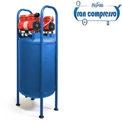 کمپرسور باد 120 لیتری سایلنت 2 موتوره