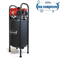 کمپرسور باد 170 لیتری سایلنت دو موتوره (800W*2)