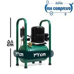 کمپرسور باد 10 لیتری یخچالی 1/4 (موتور نیکی ایتالیا)