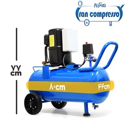 کمپرسور باد بدون صدا 60 لیتری (2/5 اسب بخار)
