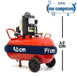کمپرسور باد 120 لیتری بدون صدای پیستونی