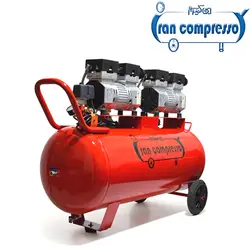 کمپرسور باد 100 لیتری 2 موتوره سایلنت | 2*800w