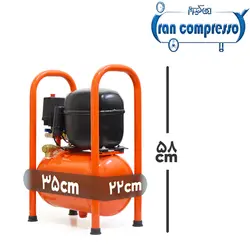 کمپرسور باد 10 لیتری یخچالی (موتور 3/4 اسب)