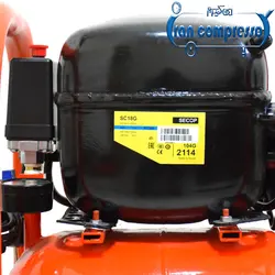 پمپ باد 25 لیتری یخچالی ارزان با موتور 1/2 اسب