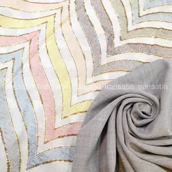 لنین آینه دوزی رنگارنگ