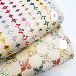 لنین آینه دوزی رنگارنگ