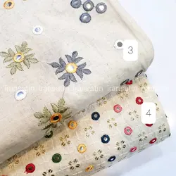 لنین آینه دوزی رنگارنگ