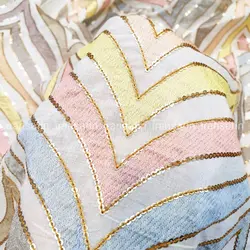 لنین آینه دوزی رنگارنگ