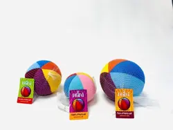 توپ پارچه ای بزرگ فرفره های رنگی