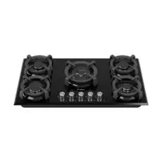اجاق گاز پنج شعله شیشه ای کن مدل -G 521 مشکی