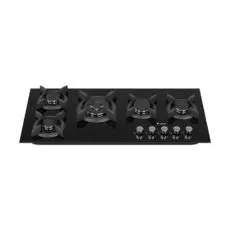 اجاق گاز پنج شعله شیشه ای کن مدل -G 521 مشکی