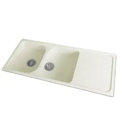 سینک گرانیتی میلان مدل SG 102 کرم شنی سایز 115*50