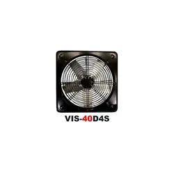 هواکش صنعتی پروانه استیل با توری محافظ جلو دمنده مدل VIS_40D4S