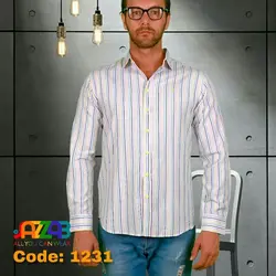 پیراهن مردانه آستین بلند کد 1231