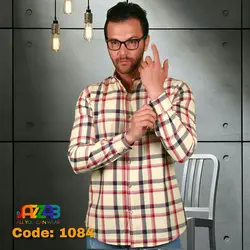 پیراهن مردانه آستین بلند کد 1084