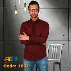 پیراهن مردانه آستین بلند کد 1031