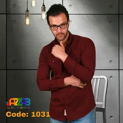 پیراهن مردانه آستین بلند کد 1031