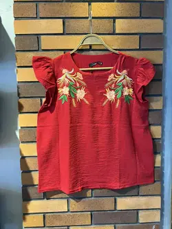 شومیز زنانه طرح گل جورپاتن