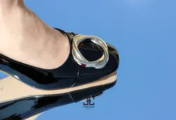 کفش زنانه پاشنه بلند مدل کاموا