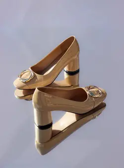 کفش زنانه پاشنه بلند مدل کاموا