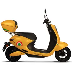 موتورسیکلت الکتریکی کویر مدل ES6 1500 رنگ زرد