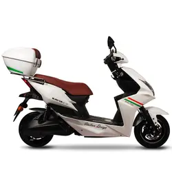 موتورسیکلت الکتریکی کویر مدل ES8 1500 رنگ سفید
