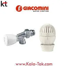 شیر رادیاتور ترموستاتیک GIACOMINI مدل R435TG