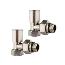 شیر رادیاتور دکوراتیو گرد ( کروم مات)