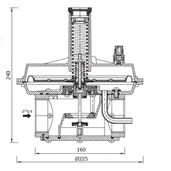 رگولاتور ستاک SET 252/H (DN 40,50 - 5bar)