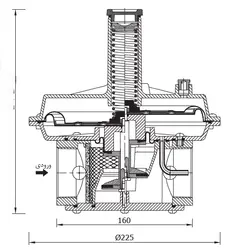 رگولاتور ستاک SET 252 (DN 40,50- 2bar)