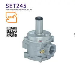 رگولاتور ستاک SET 245 (DN 15,20,25 - 500mbar)