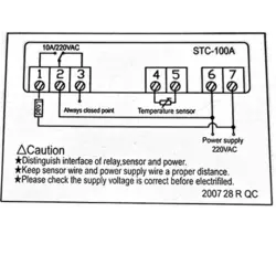 قیمت خرید ترموستات تک مرحله STC100 (اس تی سی) | کالابرودت