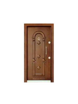 درب اکونومی ضدسرقت قهوه ای مدل 2005