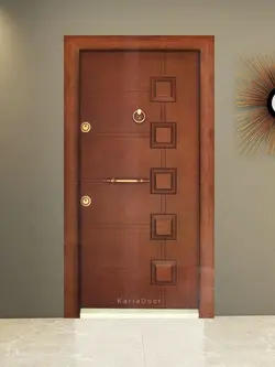 درب اکونومی ضدسرقت قهوه ایی مدل 2000