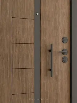 درب ضدسرقت لوکس قهوه ایی روشن مدل L.S508