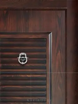 درب ضدسرقت کلاسیک قهوه ایی مدل C.S805