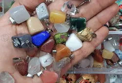 پک 12 عددی آویز سنگ ماه تولد 3cm