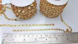 زنجیر استیل سکه و قلب تراش واحد نیم متری