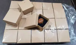 جعبه هاردباکس انگشتری کرافت ۵*۵ بسته ۲۴ عددی