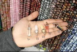 آویز گردنی منشور سنگ 3cm
