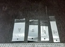 پلاستیک پشت صدفی چسب دار بسته 35 گرمی