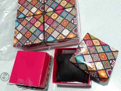 جعبه بالشت دار مدل کاشی 8.5cm (عمق 5سانت) بسته 6 عددی