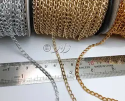 زنجیر آلومینیومی رنگ ثابت 5mm