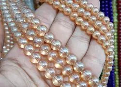 عقیق شامپاینی دولا سایز 8 و 6