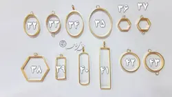 قاب و رکاب برنجی طلائی درجه1 رنگ ثابت