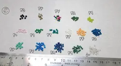 منجوق سایز متوسط 3mm بسته ۲۵ گرمی